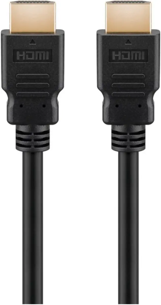 Goobay HDMI-Kabel Ethernet A-A 0.50m Goud - 10 Stuks