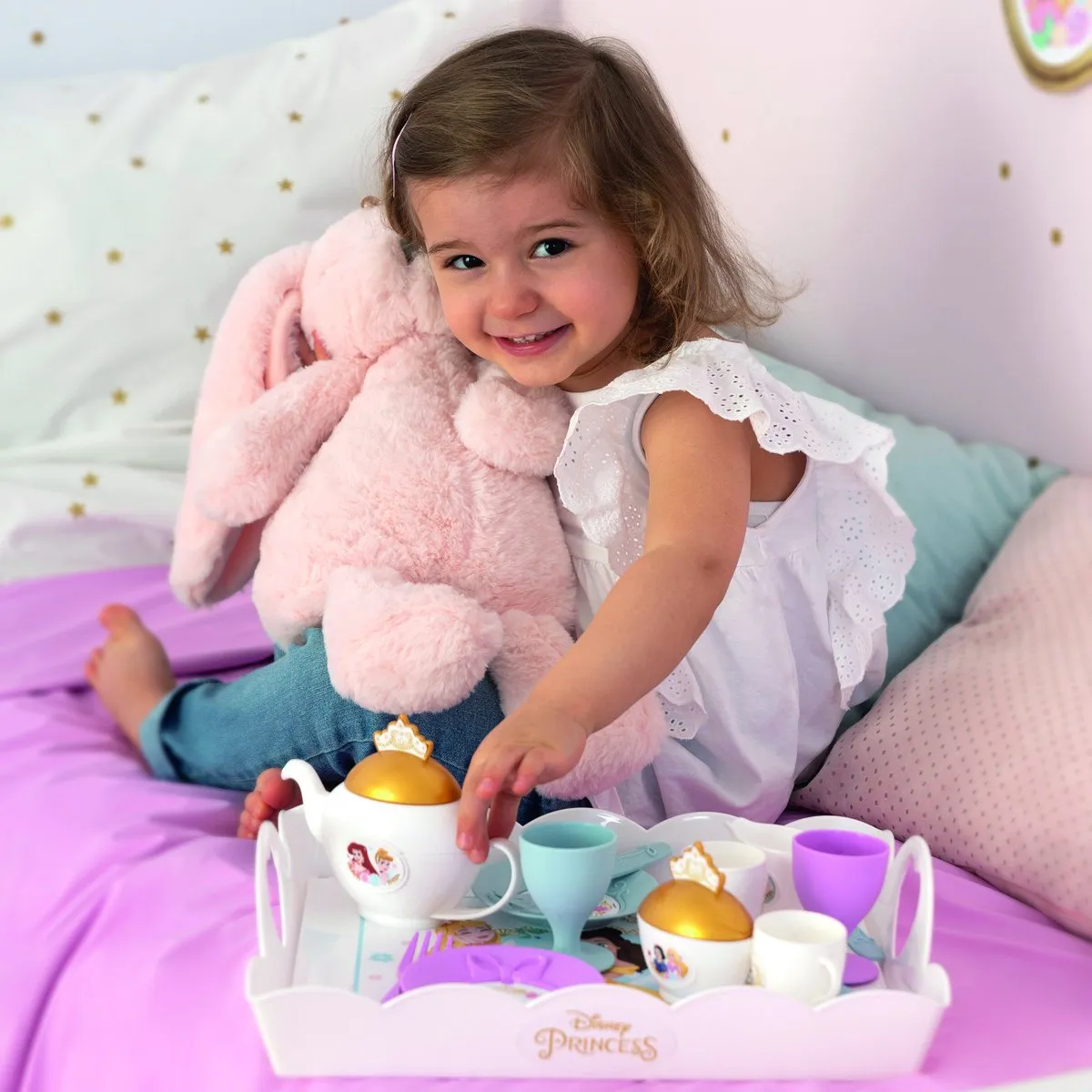 Smoby Disney Prinses Theeset met Trolley - 17-delig - Multi - afbeelding 6 van 6