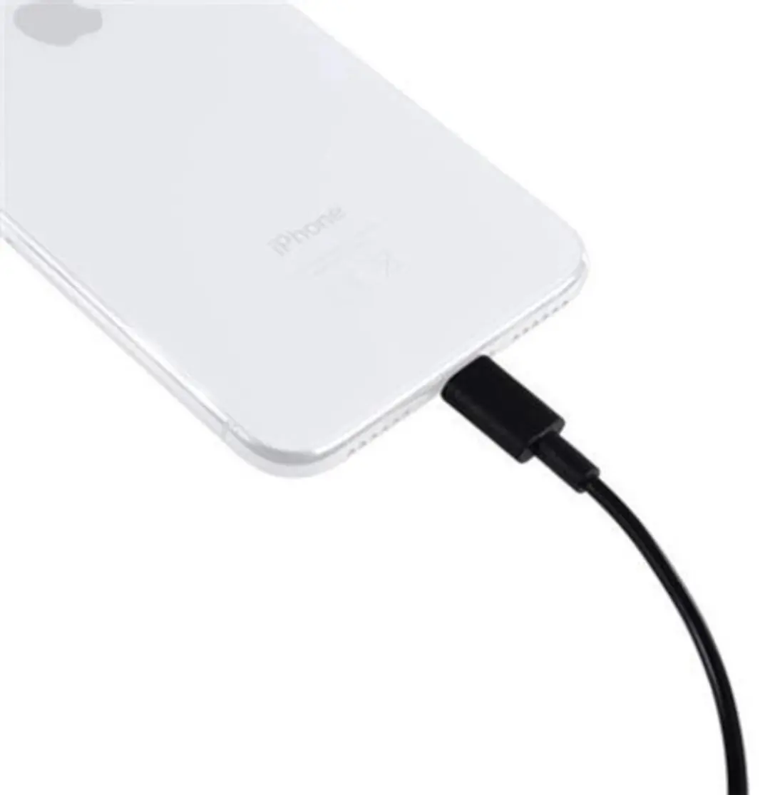 Boya BY-K1 Adapter 3.5mm TRS naar Lightning - Zwart