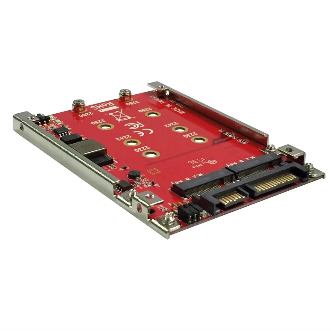 Roline M.2 naar SATA III SSD Adapter 2x NGFF