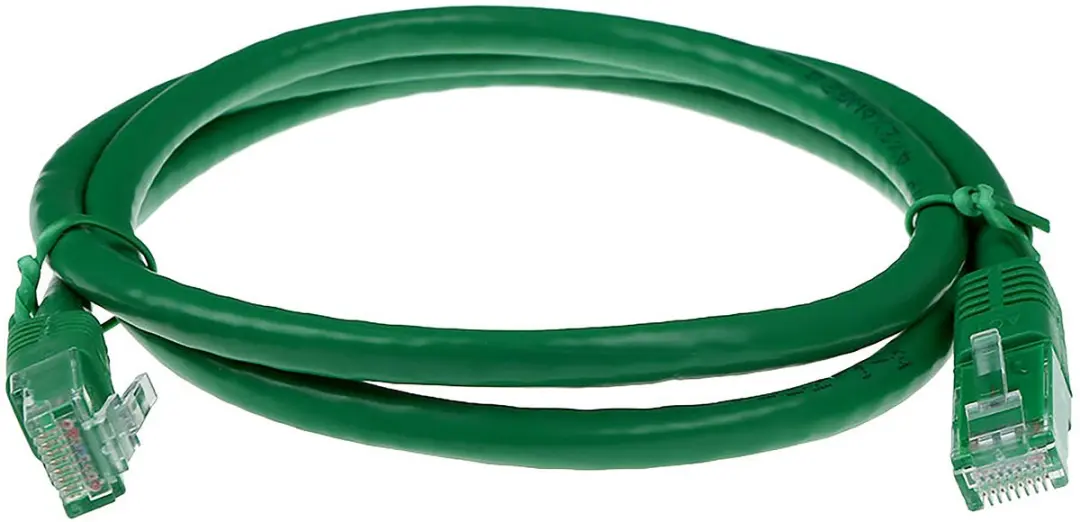 ACT Groene U/UTP CAT6A Patchkabel 0,5m RJ45
