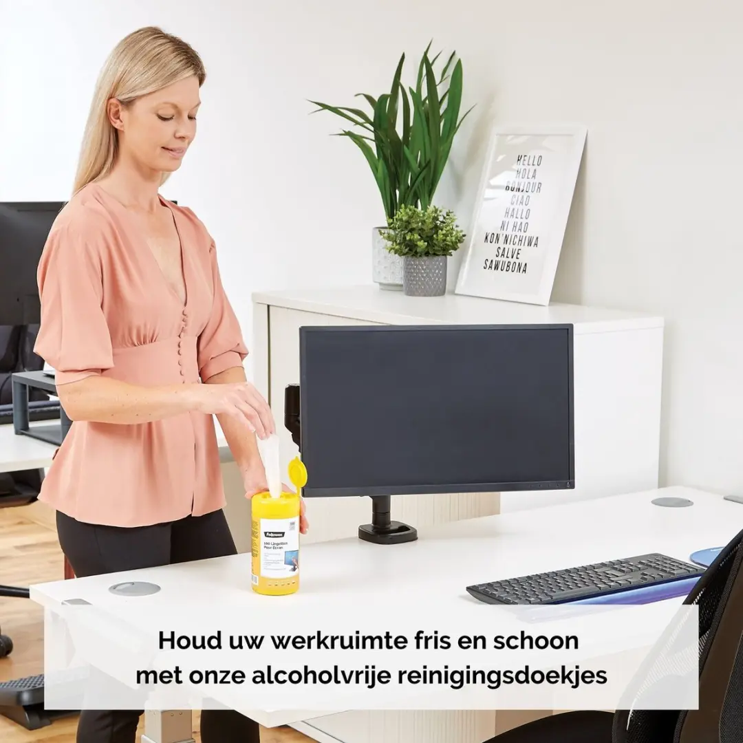 Fellowes Schoonmaakdoekjes 9970311 - 100 Stuks
