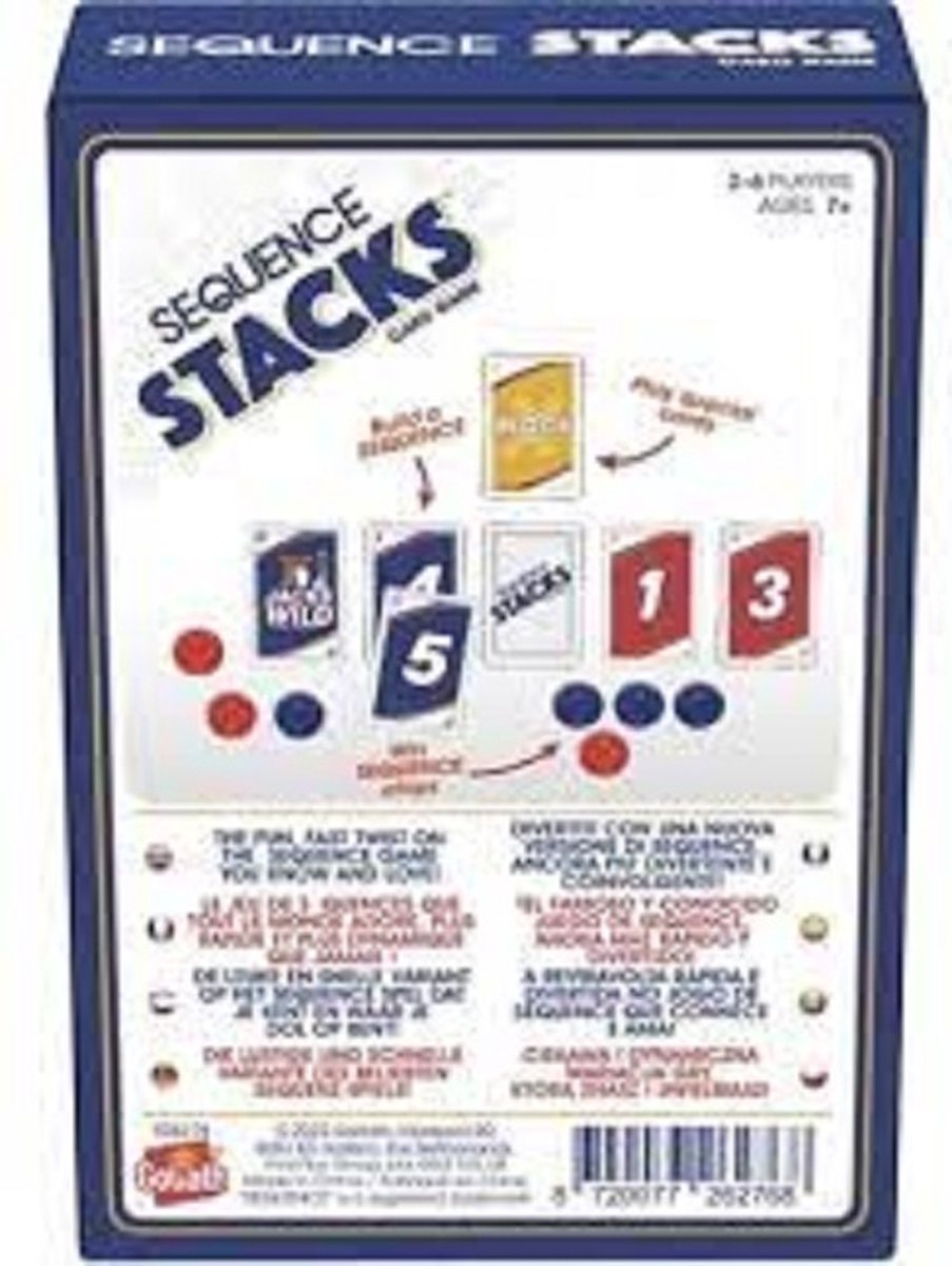 Sequence Stacks (engels) Family Card Game