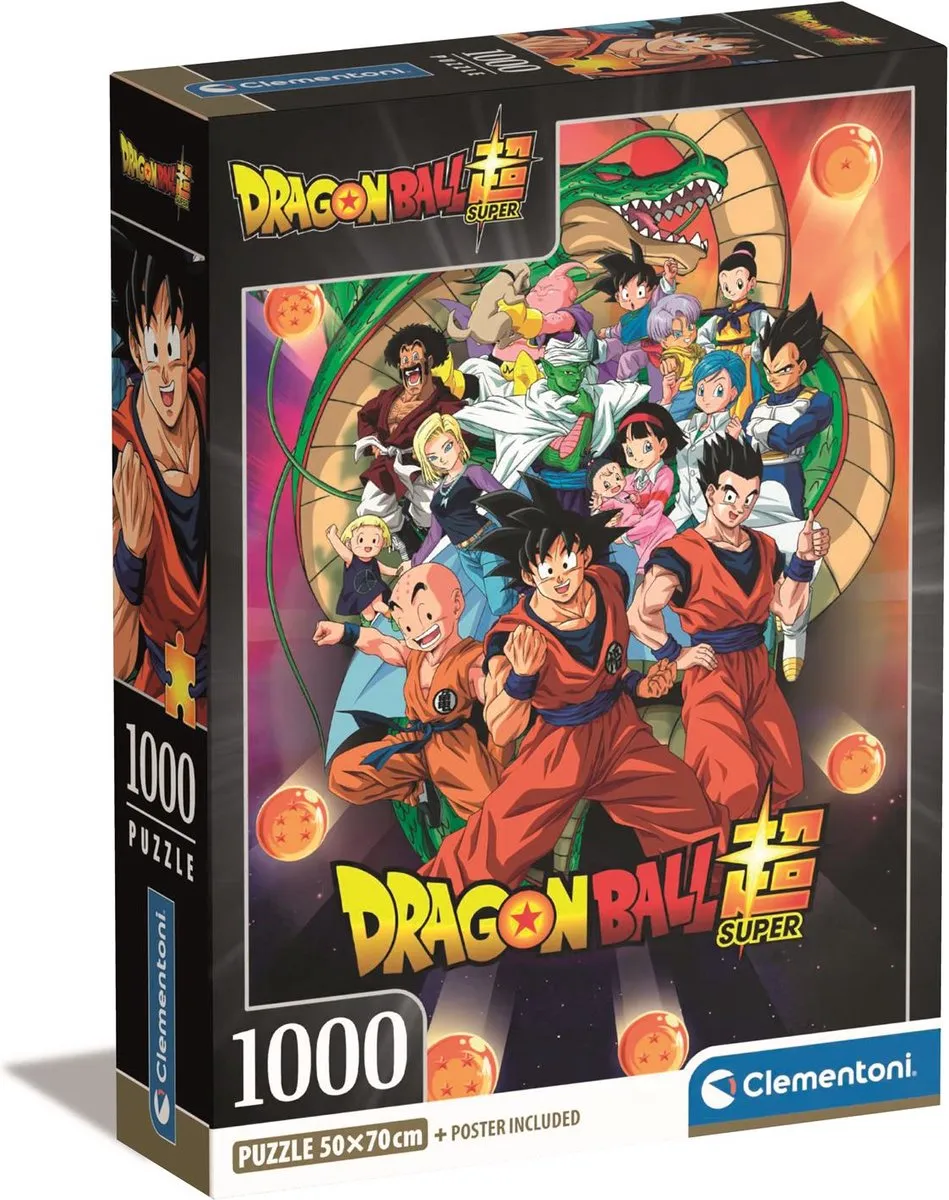 Clementoni Dragon Ball Super Puzzel 1000 Stuks