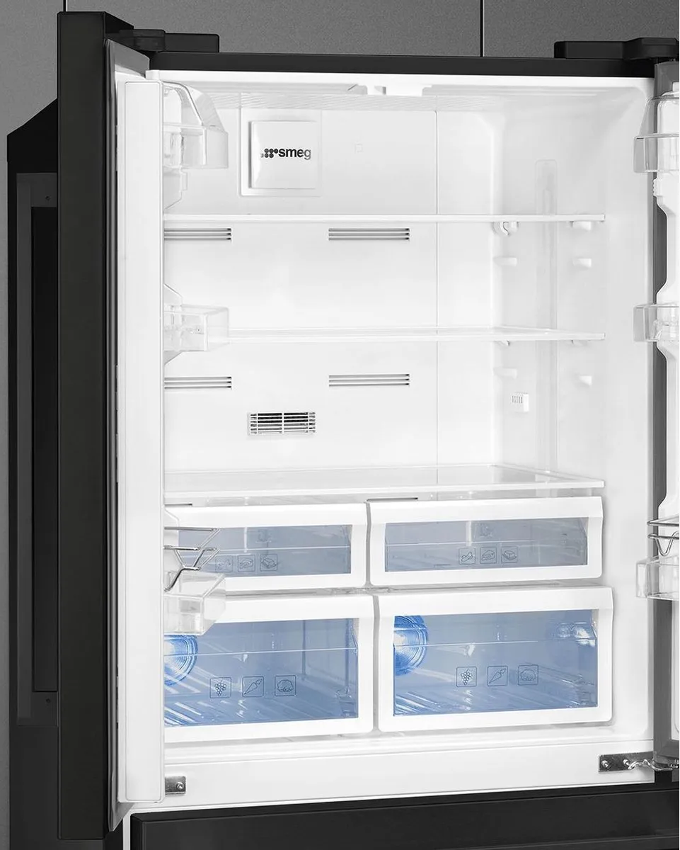 Smeg FQ55FNDF Amerikaanse Koelkast Vrijstaand - 605L - Zwart