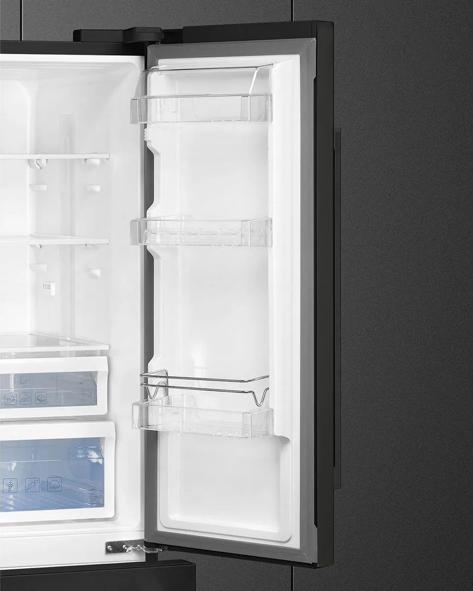 Smeg FQ55FNDF Amerikaanse Koelkast Vrijstaand - 605L - Zwart