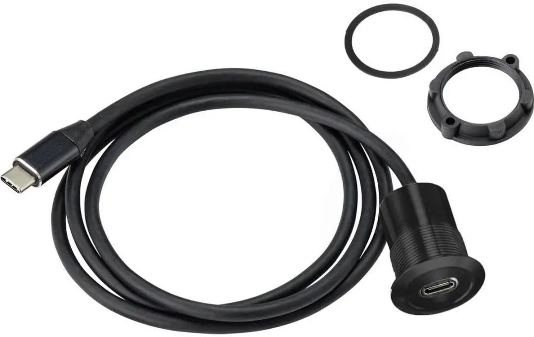 Tru Components TC-9534348 USB-inbouwbussen - Zwart