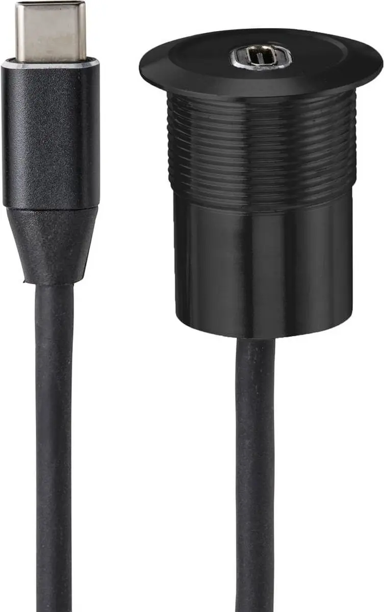Tru Components TC-9534348 USB-inbouwbussen - Zwart