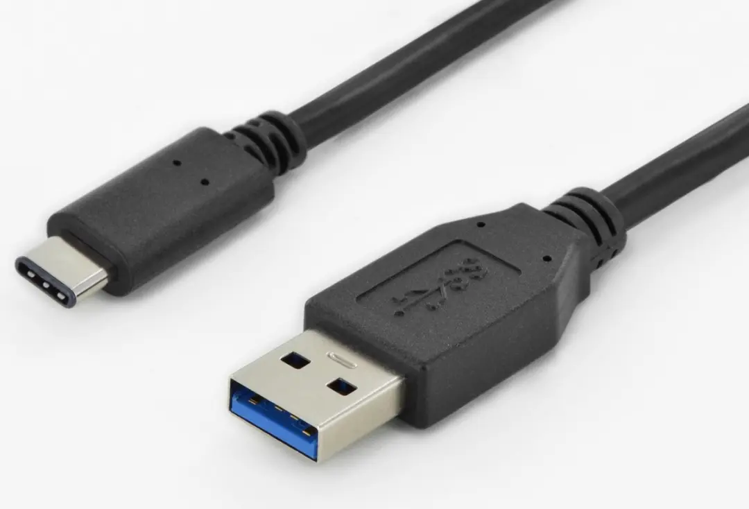Digitus USB 3.2 Gen1 USB-A naar USB-C Kabel 1m - Zwart