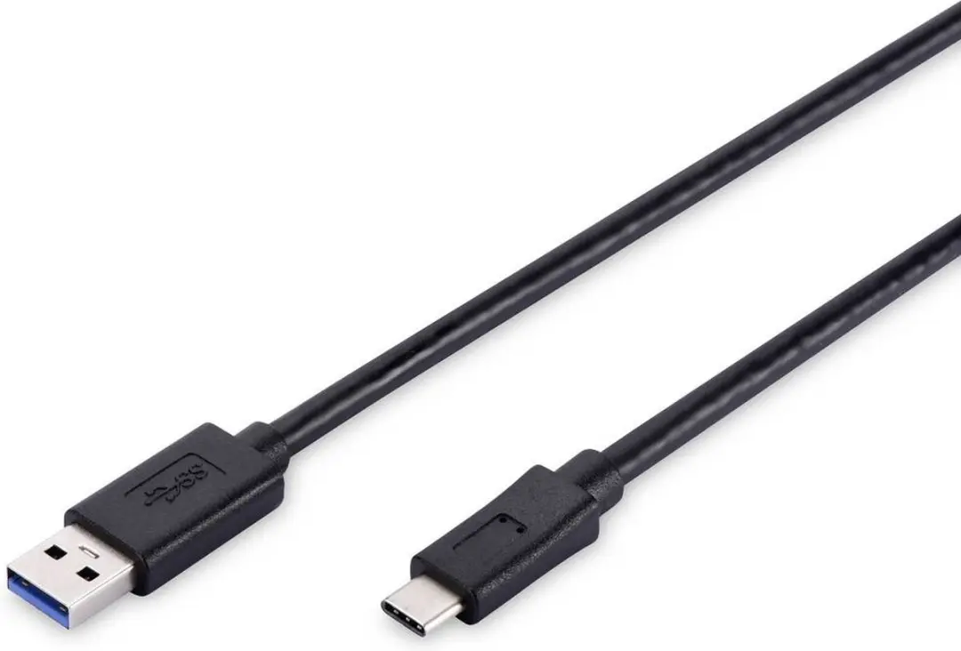 Digitus USB 3.2 Gen1 USB-A naar USB-C Kabel 1m - Zwart