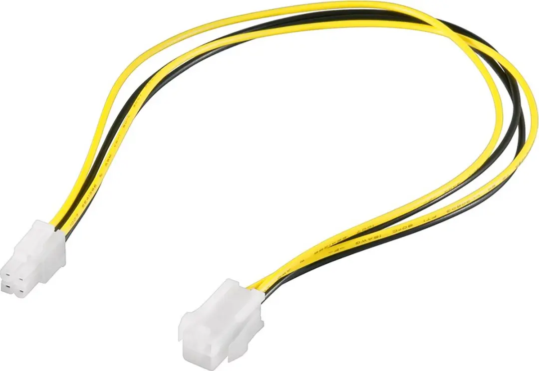 Goobay ATX12V P4 Voeding Verlengkabel 0,30m