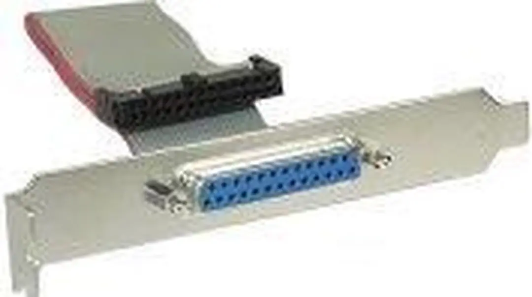 InLine DB25F naar 26-pins Slotplaatje 0.35m - Zilver
