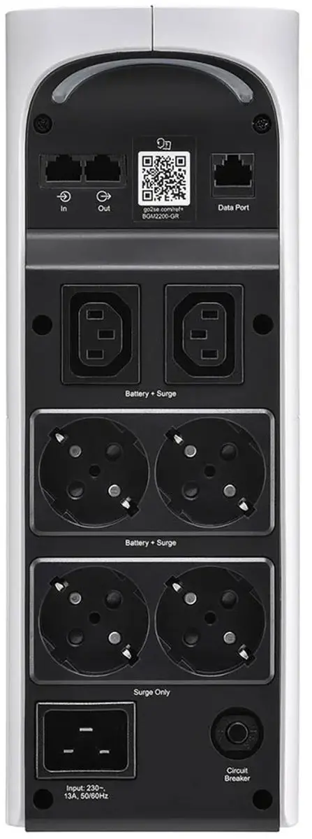 APC Back-UPS Pro BGM2200-GR UPS - 2200VA/1320W Wit