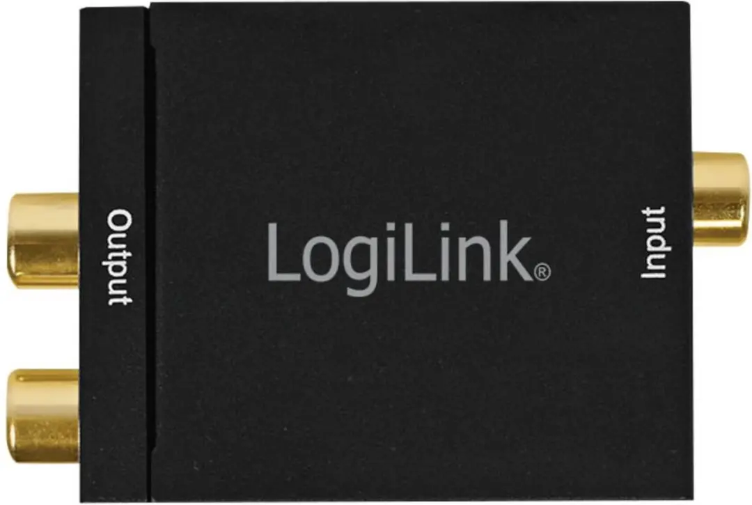 Logilink CA0102 Toslink/Cinch Audio Adapter - Zwart