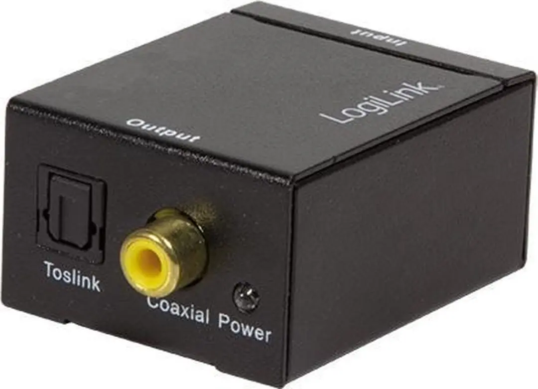 Logilink CA0102 Toslink/Cinch Audio Adapter - Zwart - afbeelding 6 van 6