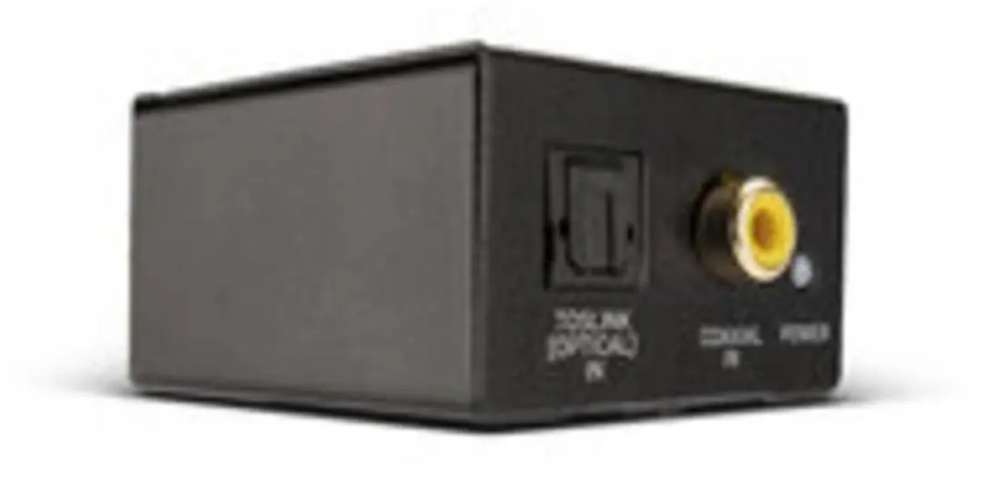 Lindy AV Converter Coaxiaal/Toslink naar RCA - Zwart