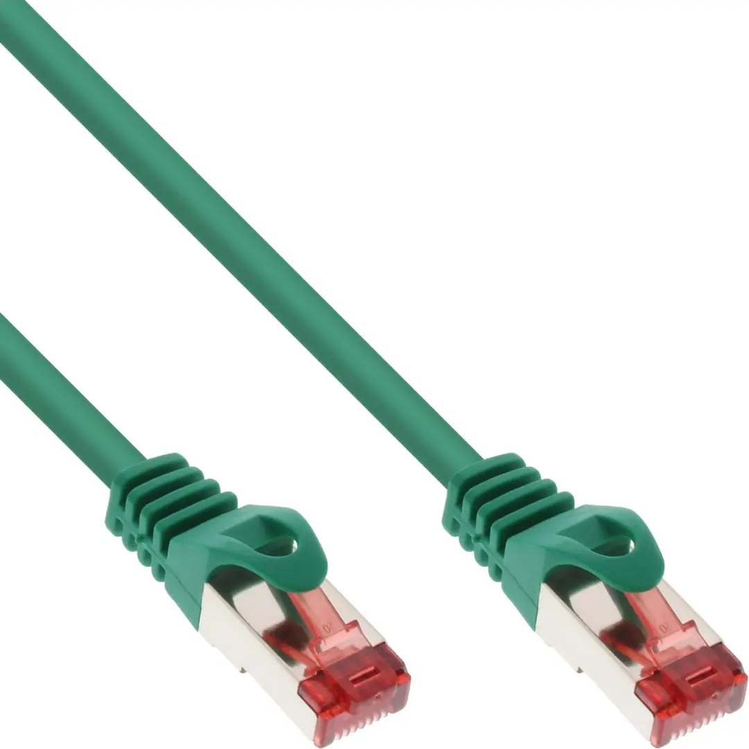 InLine Patchkabel S/FTP Cat.6 0,5m - Groen - 100 Stuks
