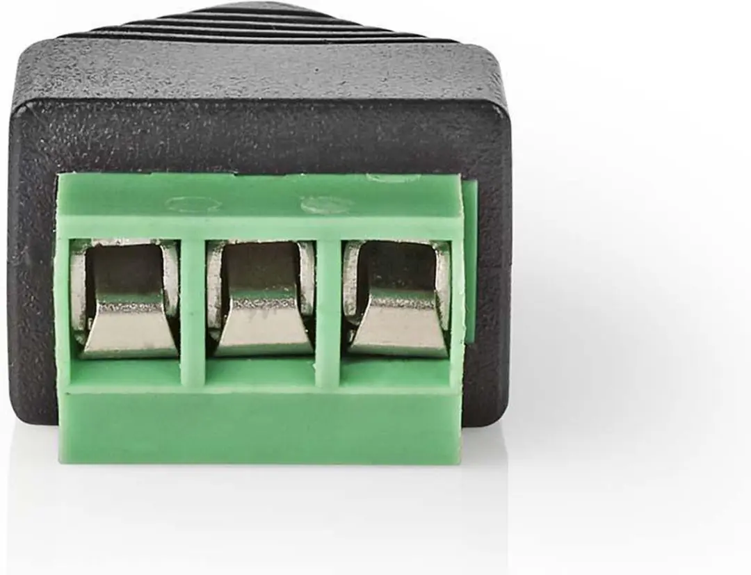 Nedis CCTV Connector 3-Voudig 3,5mm Jack - Groen/Zwart