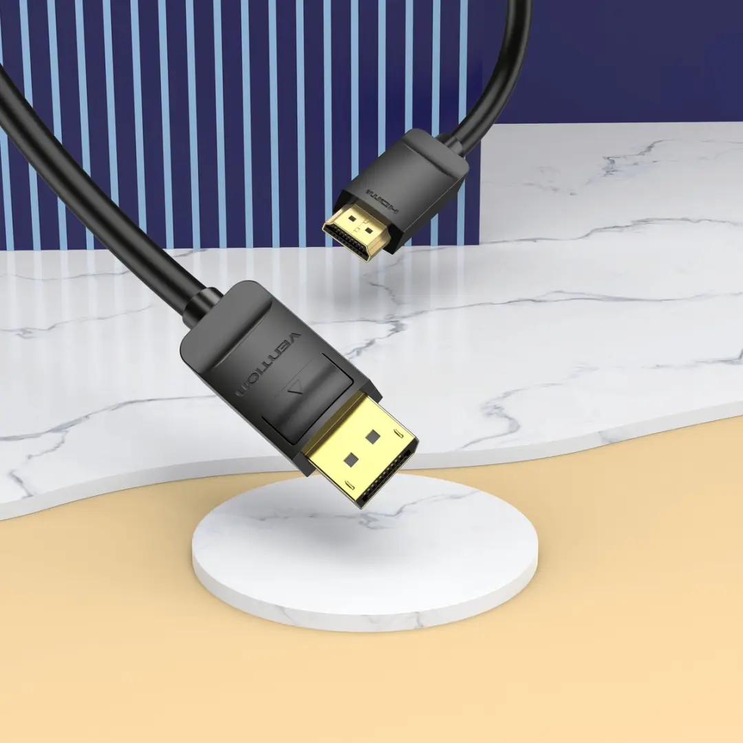 Vention DisplayPort naar HDMI Kabel 3m - 4K 30Hz - Transparant