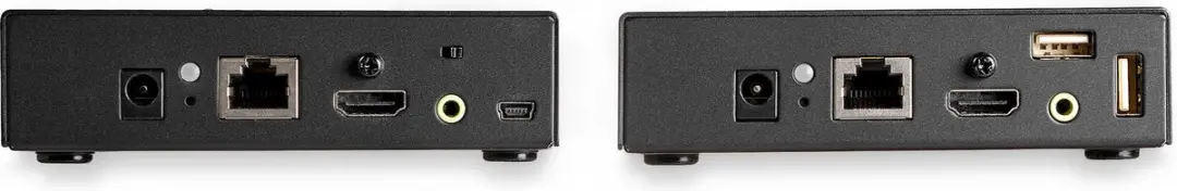 Startech HDMI KVM Verlenger over LAN SV565HDIP - 4K 30Hz - Zwart