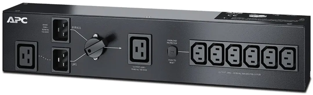 APC Service Bypass PDU 2119718 - 7 AC-uitgangen - Zwart
