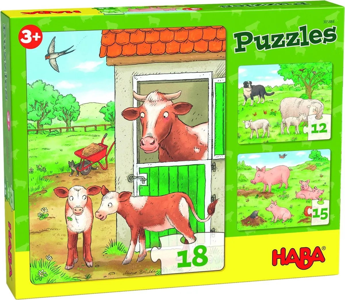 Haba Boerderijdieren Legpuzzel Junior