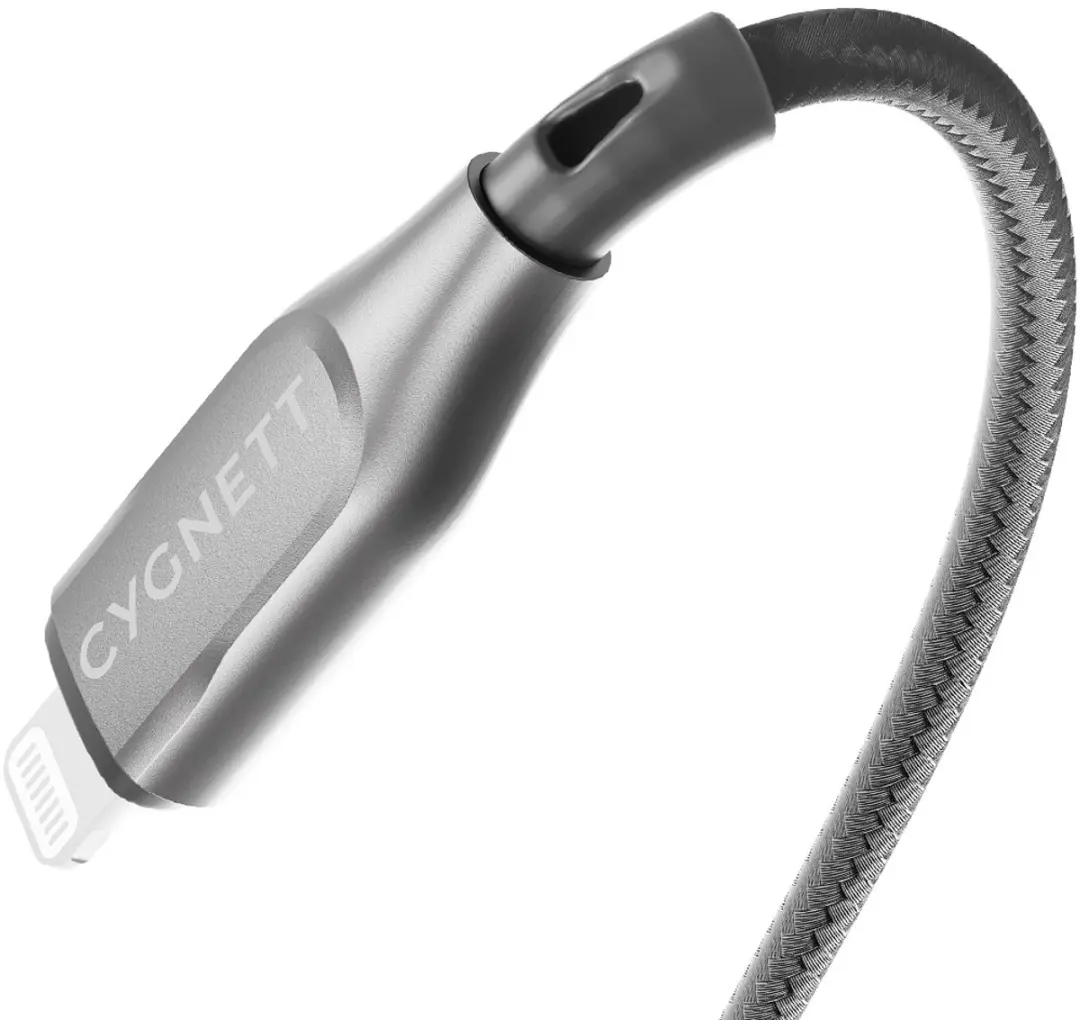 Cygnett USB-C naar Apple Lightning Kabel MFI 0.6m - Zwart - afbeelding 6 van 6