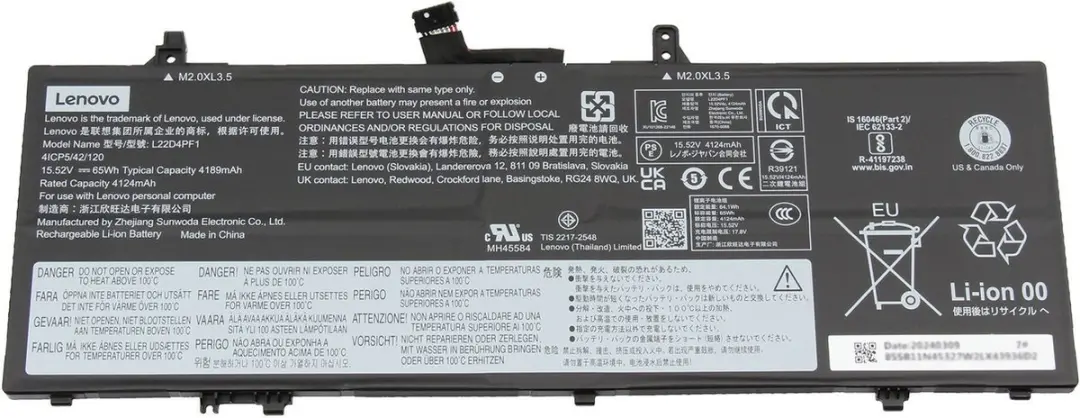 Lenovo L22C4PF1 Batterij