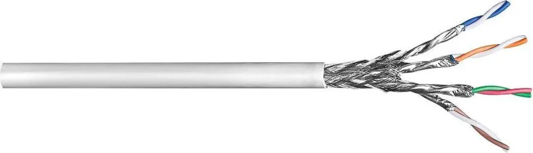 Goobay S/FTP CAT6 Netwerkkabel 100m - Grijs