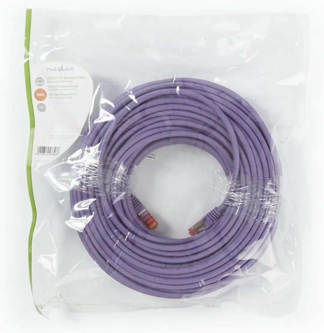 Nedis CAT6 Netwerkkabel 30m - Violet