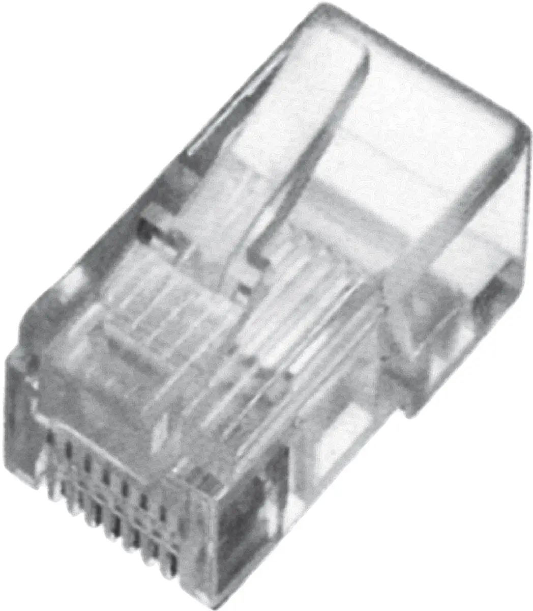 Digitus DN-MO-8-8-SRS RJ45 Afgeschermde Modulaire Stekker - 100 Stuks - Zilver