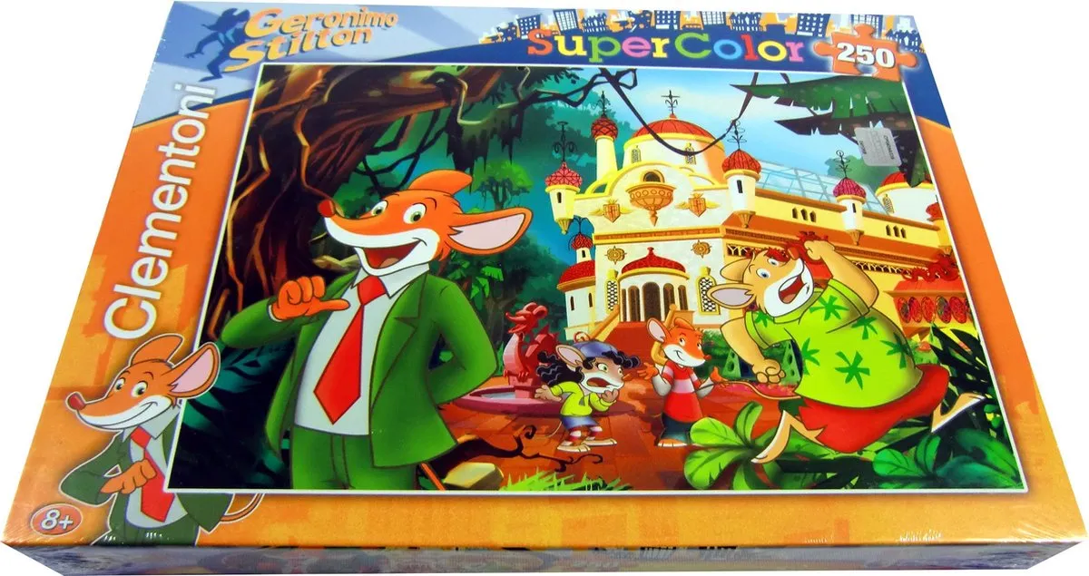Clementoni Geronimo Stilton Super Color Puzzel 250 Stukjes - Multi