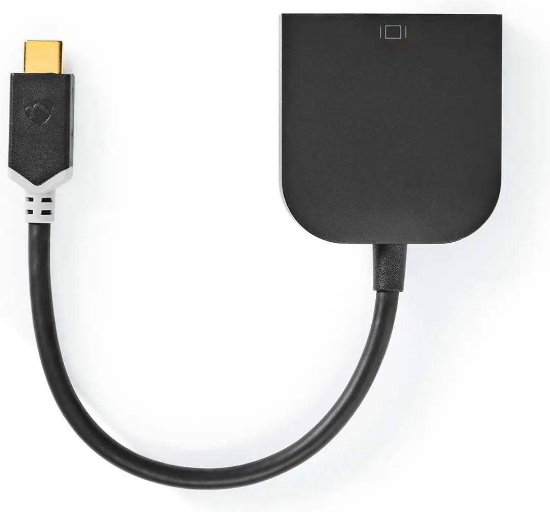 Nedis USB-C naar DVI Adapter CCBW64552AT02 - 1080p - 0,2m - Antraciet