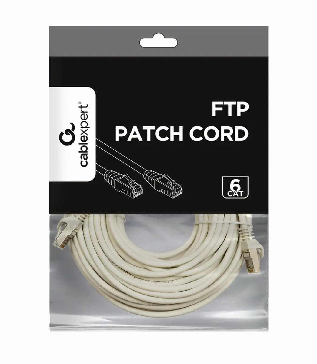 Gembird CablExpert FTP Cat6 Kabel 10m - Grijs