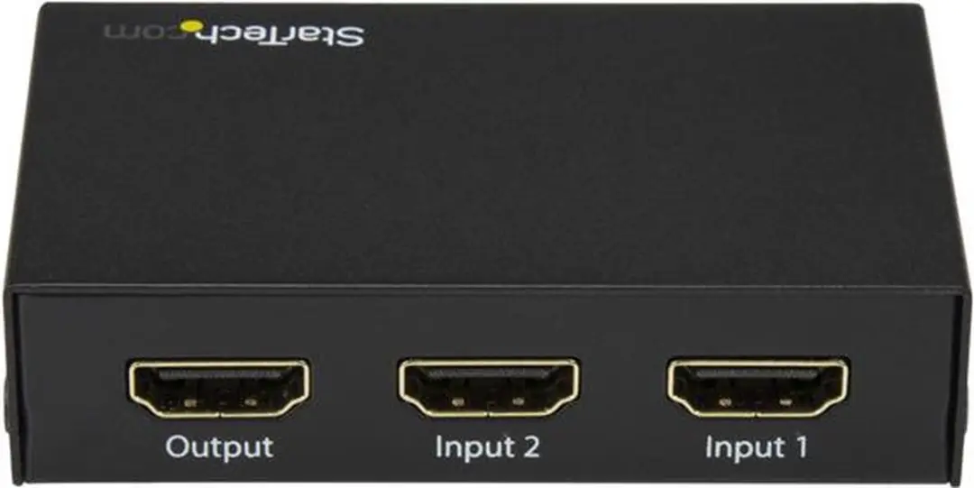Startech VS221HD20 HDMI Switch 2 Poorten - 4K 60Hz - Zwart