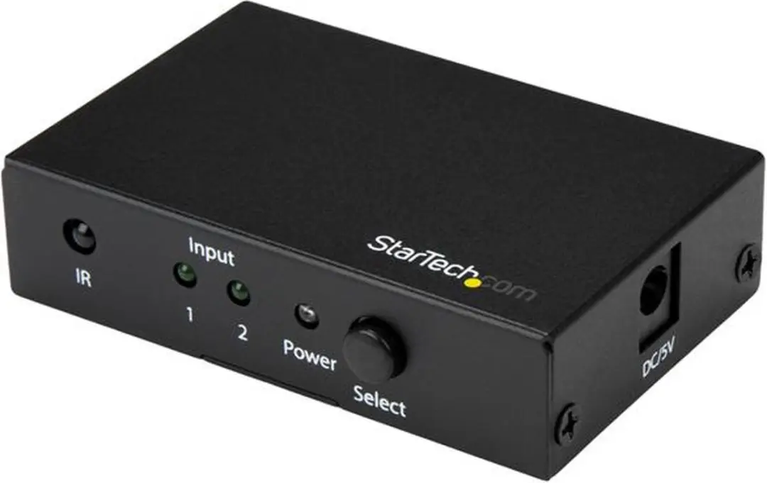 Startech VS221HD20 HDMI Switch 2 Poorten - 4K 60Hz - Zwart
