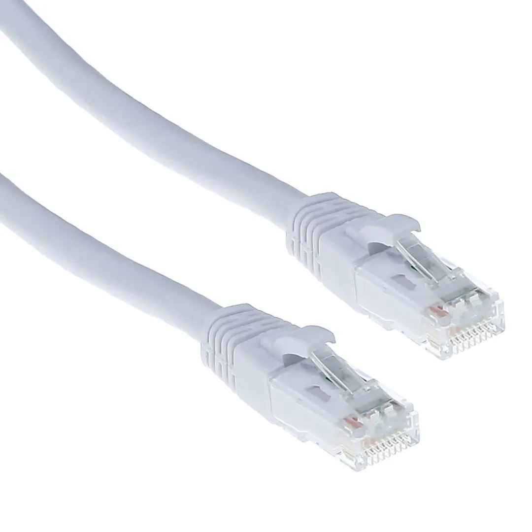 ACT Witte CAT6A Patchkabel 1m - IB6301