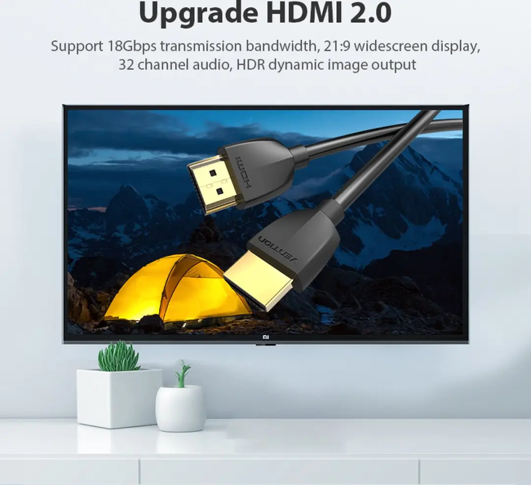 Vention AAIBI HDMI Kabel 3m Type A - Zwart