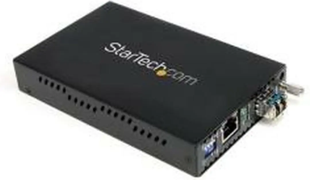 Startech KD07033 Glasvezel Converter 10/100 Mbit - 2 km - Zwart