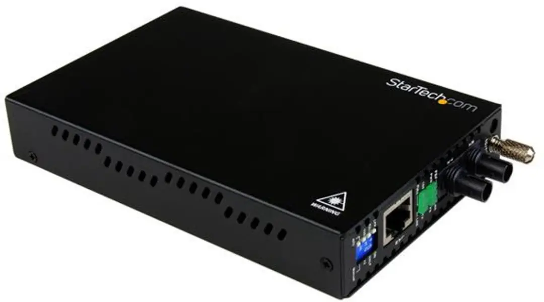 Startech KD07033 Glasvezel Converter 10/100 Mbit - 2 km - Zwart