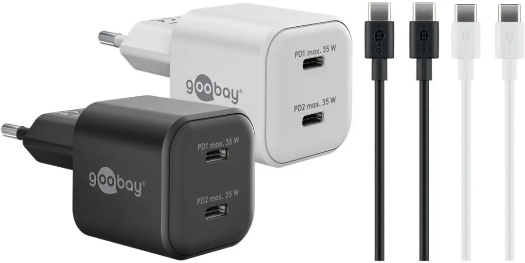 Goobay USB-C PD Lader Set 35W