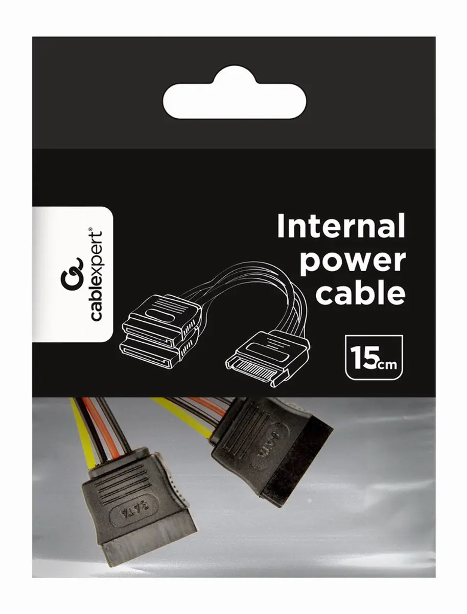 Gembird SATA Voedingskabel 0,15m - CC-SATAM2F-01