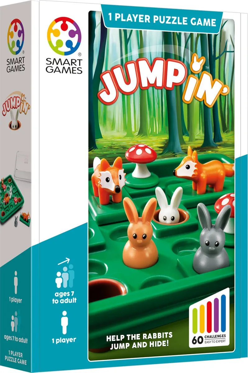 SmartGames Jump In' SG 421 - 60 Opdrachten