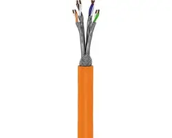 Goobay S/FTP CAT7a Netwerkkabel 100m - 10Gbit - Oranje