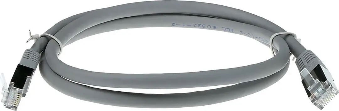 ACT Grijze LSZH SFTP CAT6 Patchkabel 10m - RJ45