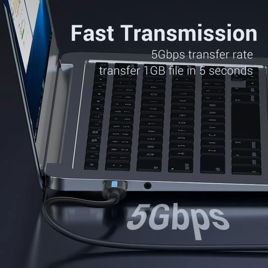 Vention USB 3.0 A/A Kabel 0,5m - Zwart