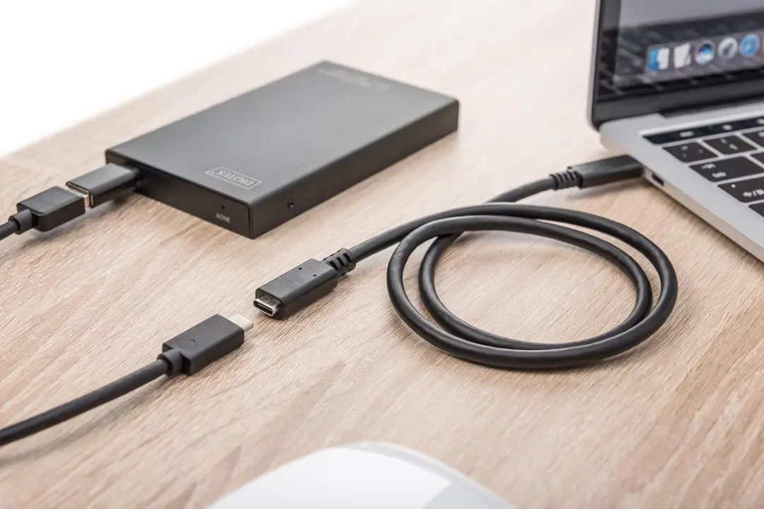 Digitus USB 2.0 USB-C Kabel 2m - Zwart