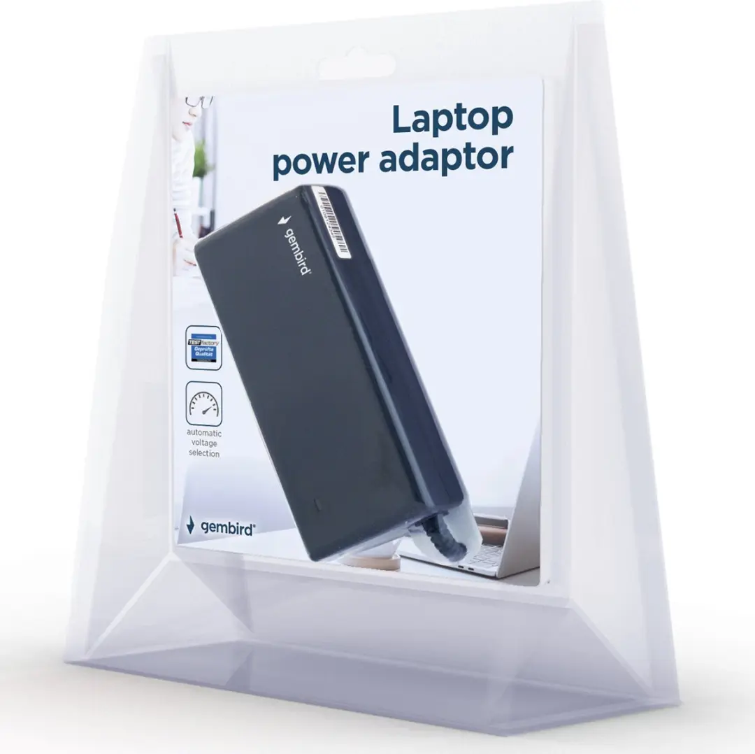 Gembird NPA-AC1D Universele Notebookadapter 90W - Zwart
