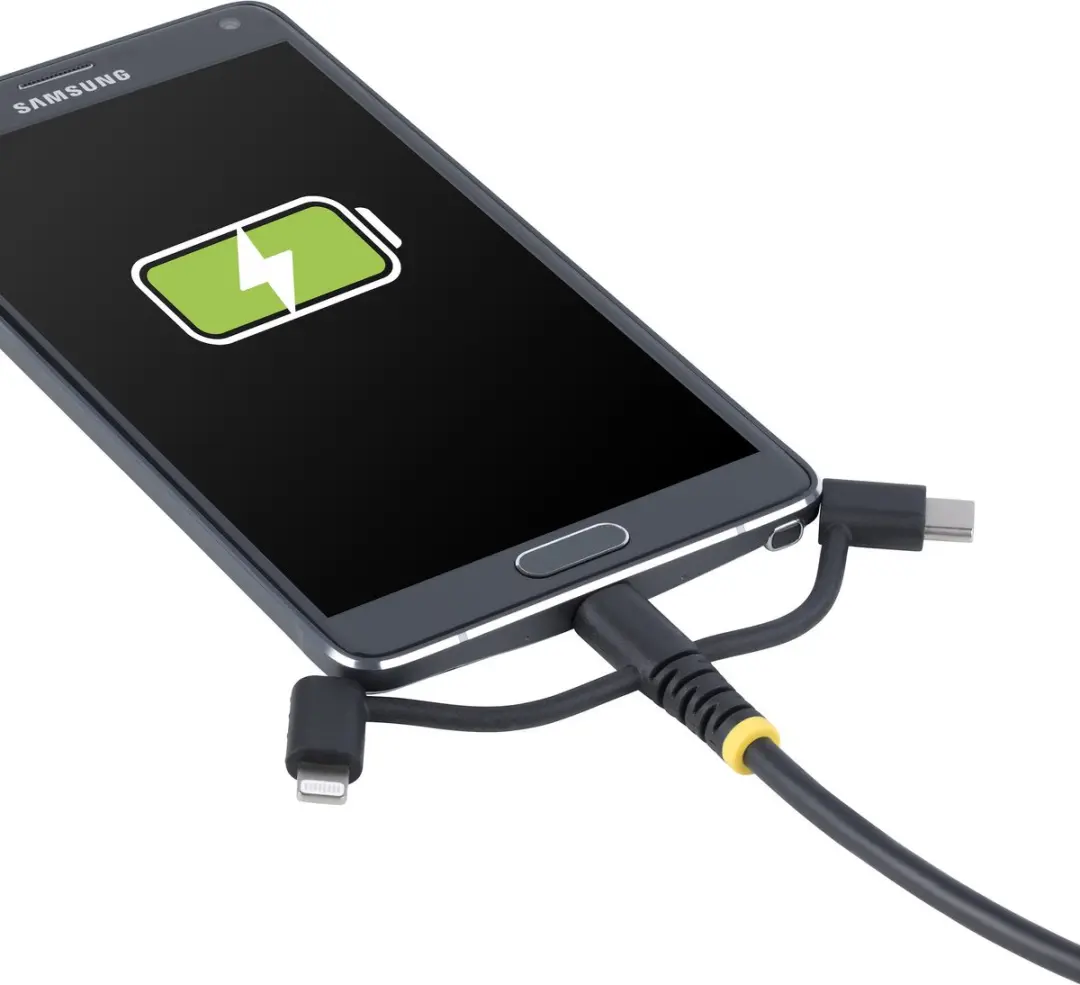 Startech RLTCUB1MBK USB 3-in-1 Oplaadkabel - Zwart