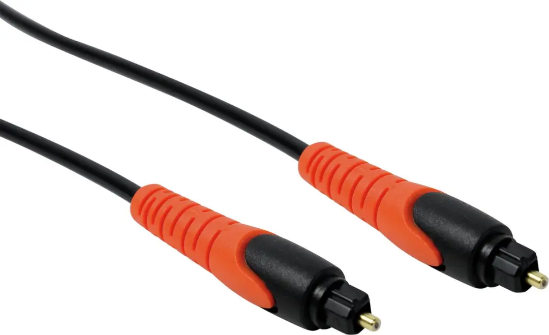 Scanpart Toslink Digitale Optische Kabel 3m - Zwart-oranje